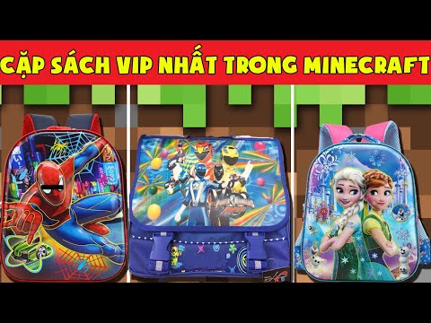 Minecraft, Nhưng Noob Sở Hữu Cái Cặp Sách Vip Nhất! T Gaming Có Cặp Siêu Nhân Siêu Vip ??