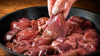 Cocinar hígado de pollo así todos los fines de semana! Receta rápida de hígado!