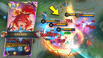 FINALLY! ANNIVERSARY SKIN FANNY IS HERE! + SAVAGE SOLO RANK GAMEPLAY! -MLBB