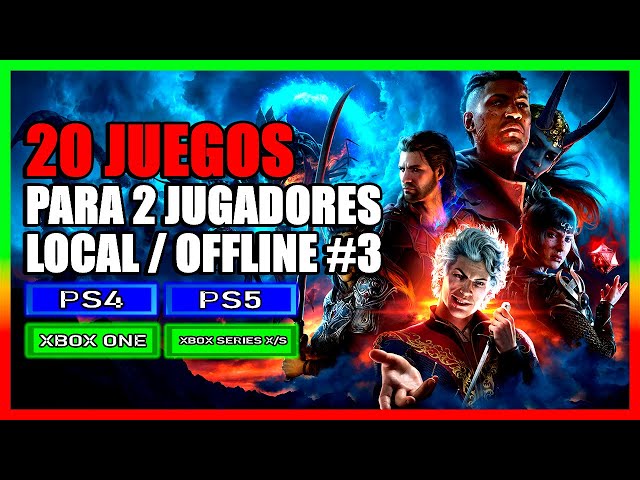 20 Juegos PARA 2 JUGADORES Ps4, Ps5, Xbox One y Xbox Series X/S 