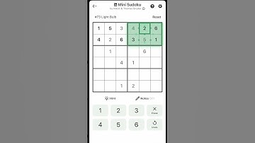 LinkedIn Mini Sudoku #73 [23 October 2025] #linkedin #linkedingames #sudoku #minisudoku