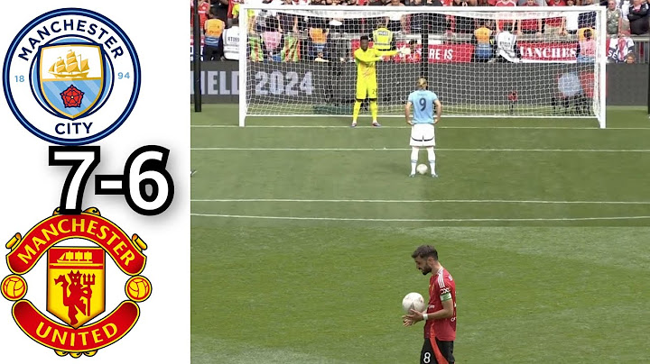 Man City Vs Man United (1-1)(7-6) on penalties | Community Shield ...