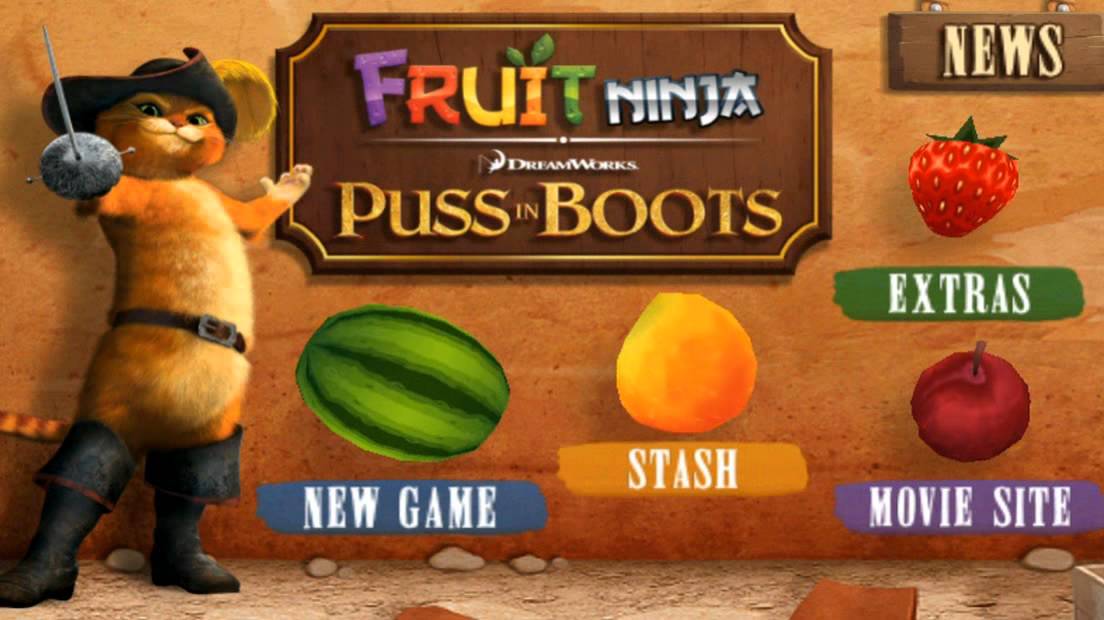 Halfbrick Studios, Fruit Ninja, Puss In Boots, Kinect, Sensei, xbox 360,  mascot, wikia, wiki, Android