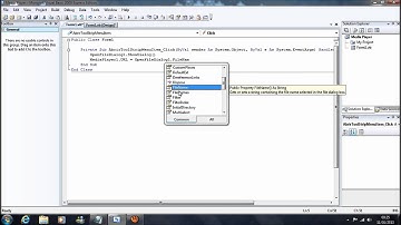 Como Criar Um Media Player Simples no Visual Basic 2008 -  Vídeo Aula