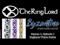 Byzantine chainmaille tutorial  beginner weave series  theringlordcom