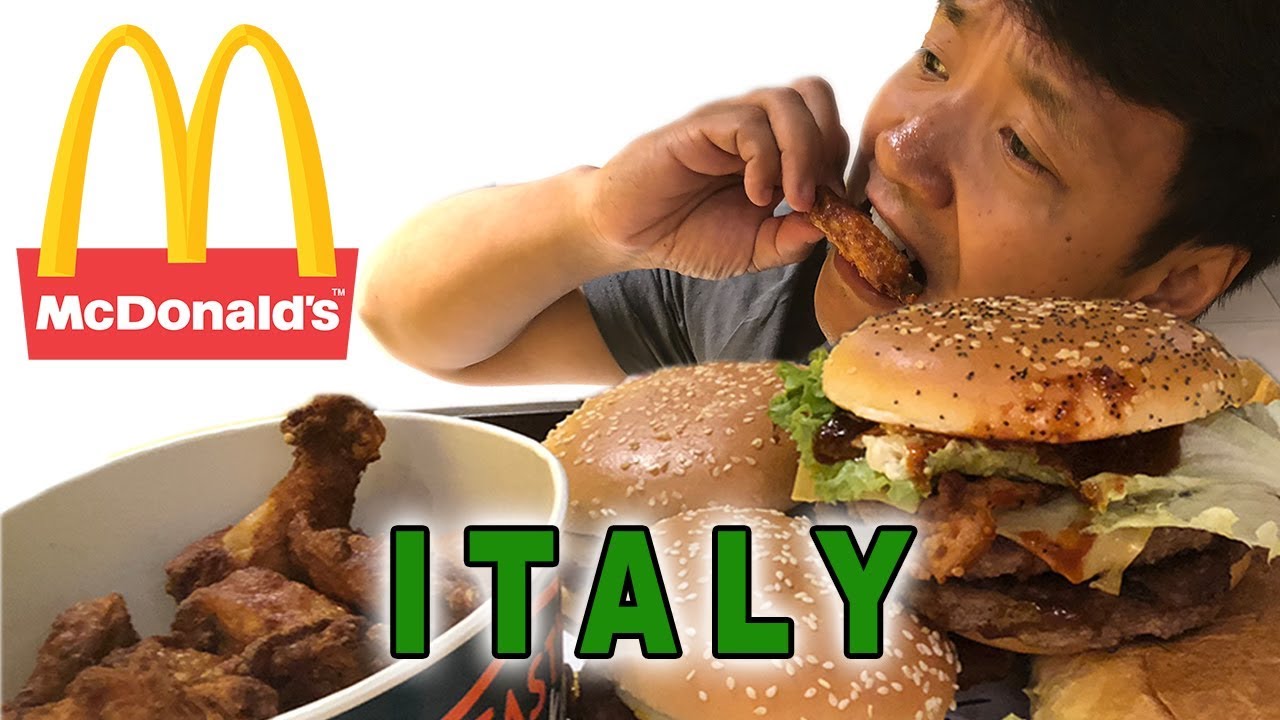 Trying Mcdonald S In Rome Italy Youtube