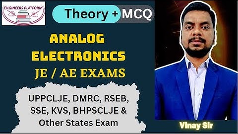 #1 Basic of Diode Circuit I Analog Electronics I best concept of analog by Vinay sir