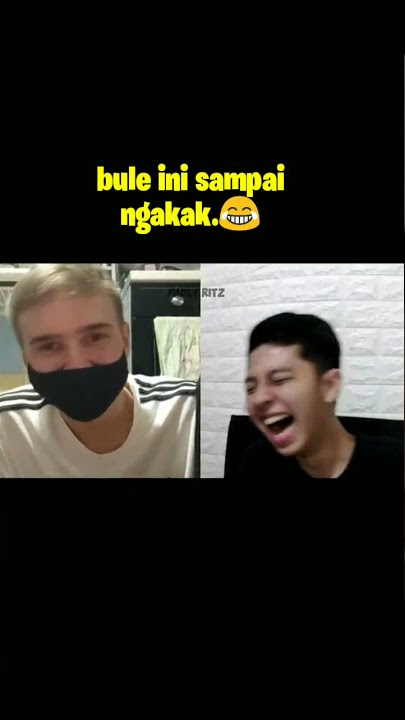 ome tv prank Fadly ritz prank skip bule ini auto ngakak 😂