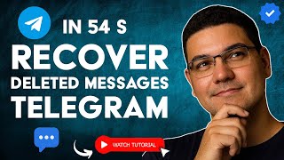 How to RECOVER DELETED MESSAGES in TELEGRAM in 54 S screenshot 2