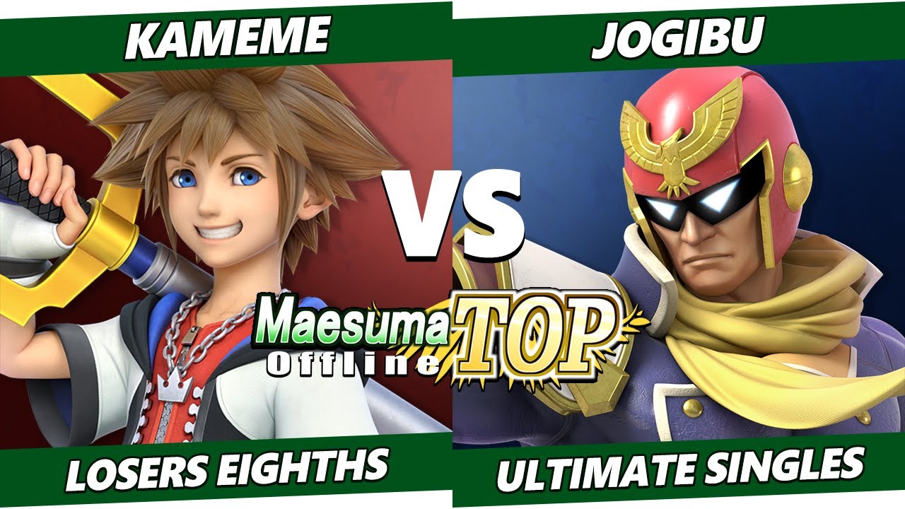 MaesumaTOP#7 Top 8 - Jogibu (Captain Falcon) Vs. Kameme (Sora) SSBU Ultimate Tournament