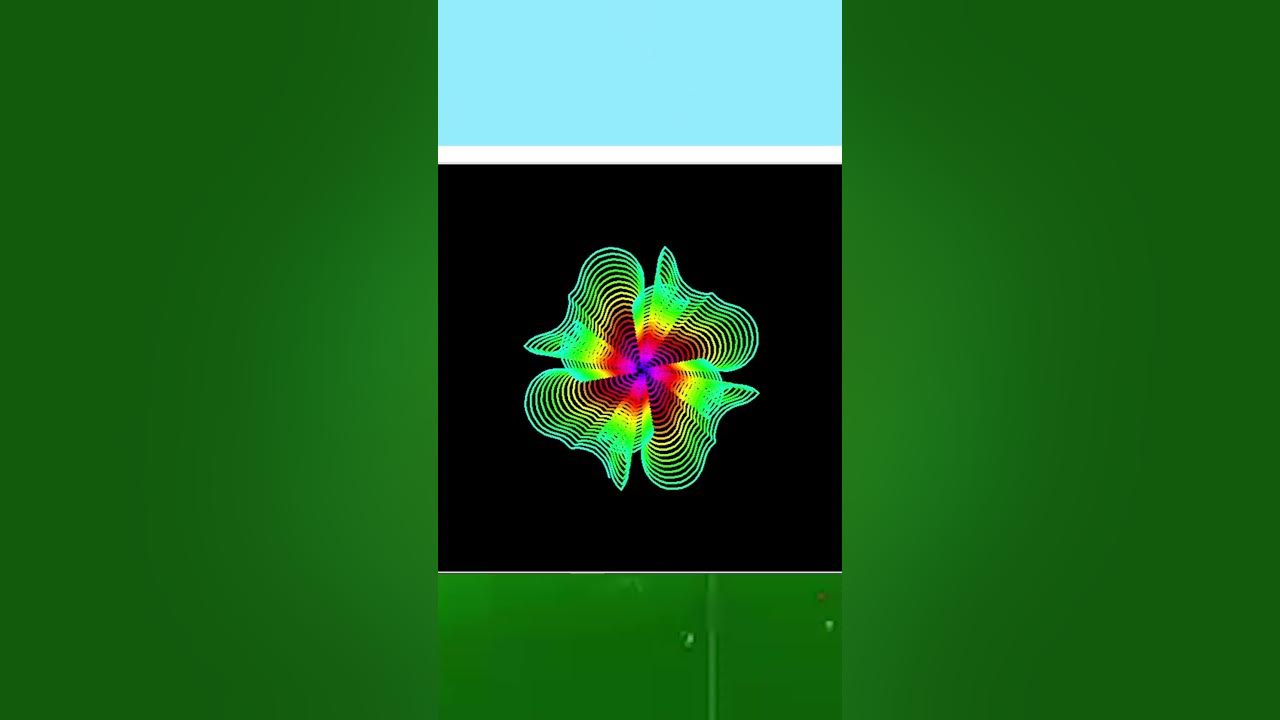 Python Turtle Graphics Code: Amazing Poppy Flower Shape Drawing#2023 ...
