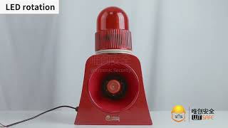 #Audible warning alarm #LED warning light SF-503 #audible and visual alarm