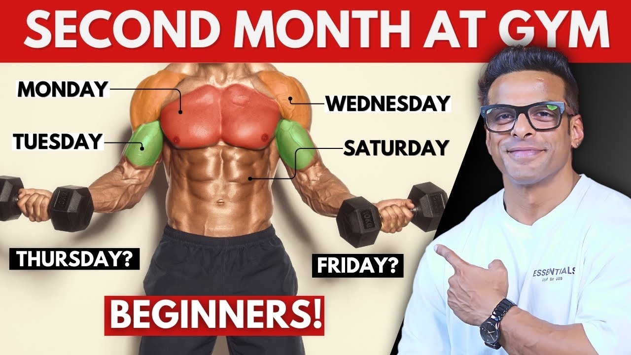 Second Month At Gym | Full Month Muscle Building Workout for Beginners | Yatinder Singh