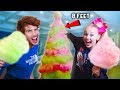 Making an Edible Cotton Candy Christmas Tree! w/ Jojo Siwa