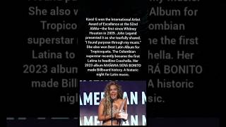 Karol G Makes History at 2026 AMAs: Wins Big & Gets Emotional #shorts