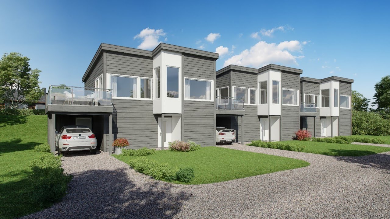 My New Modern House Nordbohus Norway 2019 Sony FDR-AX54 4K!