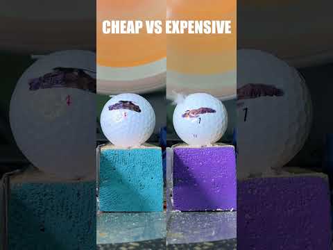 I tested cheap vs expensive golf balls!