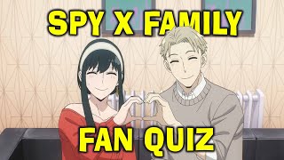 Quiz de Spy x Family!