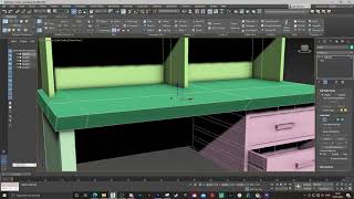 3DSmax Desk time lapse