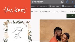 How to create a wedding website using The Knot | Best FREE wedding website! screenshot 5