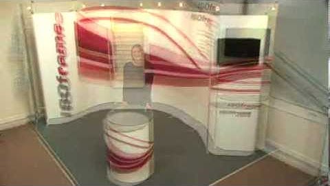Portable Exhibition Stand   ISOframe Wave