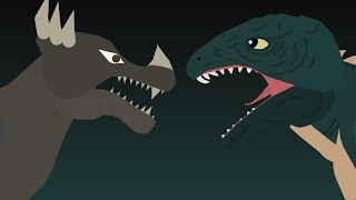 Anguirus vs Gorosaurus / Stick Nodes Animation