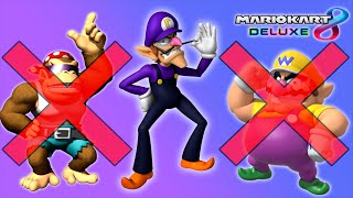 Mario Kart 8 Deluxe But I Cut Out Every Frame With A Character Besides Waluigi
