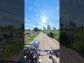 Forest driving with moped
