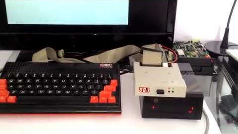Oric Atmos with Jasmin controller