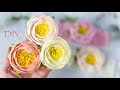 Только фоамиран и утюг! Цветы из Фоамирана Пион на повязку DIY Foam Sheet Flowers / Flores de Foamy