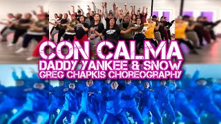 Video thumbnail of "🔴 Daddy Yankee & Snow ► Con Calma (Ensayo vs vídeo oficial) Greg Chapkis Choreography"
