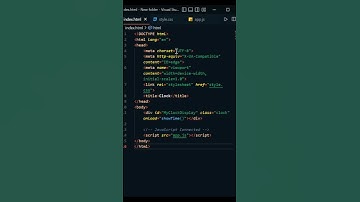 Digital Clock Create..  #shorts #javascript #clock #edit #html #css #codewithfahim