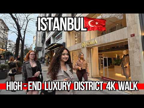 Istanbul Most Expensive Neighborhood: Nisantasi Luxury, High End Shops & Famous Cafes 4K Walk 2026