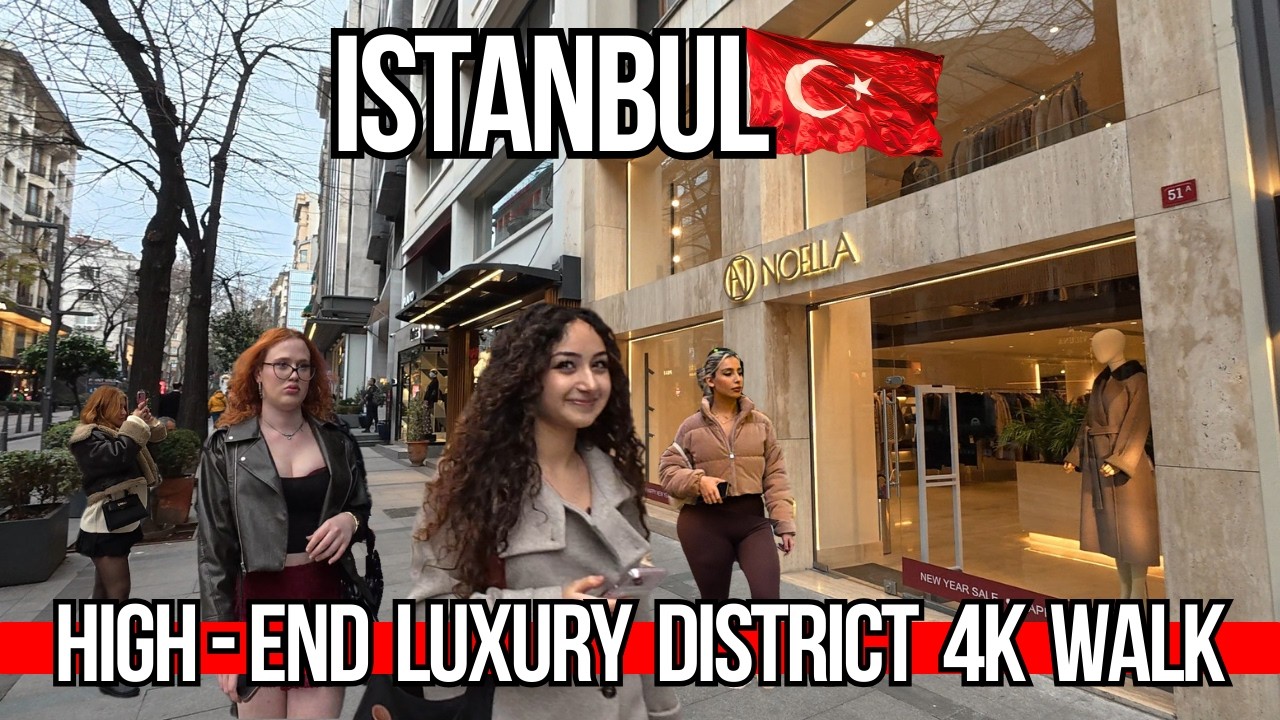 Istanbul Most Expensive Neighborhood: Nisantasi Luxury, High End Shops & Famous Cafes 4K Walk 2026