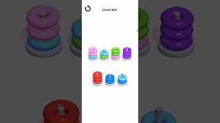 Hoop Stack - Color Puzzle Game Level 454