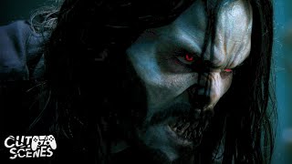 Morbius Awakens Vampire Powers Vs. Mercenaries Morbius Jared Leto