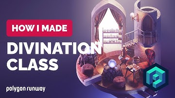 Hogwarts Abstract Classroom in Blender - 3D Modeling Process | Polygon Runway