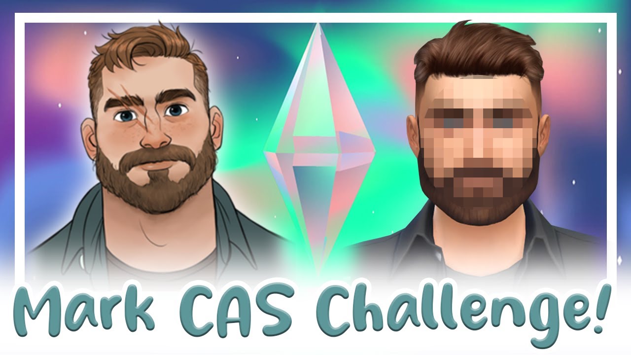 Making MARK in the SIMS 4! | Coral Island x Sims 4 | CAS Challenge ...