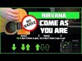 Nirvana - Come As You Are | Acoustic cover | Разбор песни на гитаре | Аккорды и бой | Без баррэ