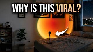 Full I Tested the Viral Sunset Lamp — Then Turned My Whole Wall Into a Real Sunset Update