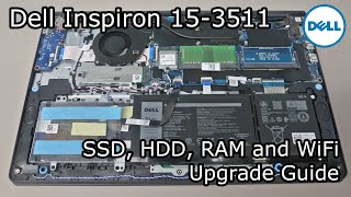 Dell Inspiron 15 3511 (2021) Upgrade Guide - M.2 SSD, 2.5