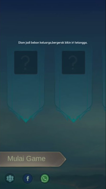 QUOTES #MLBB Story WA ml 30 detik||terbaru keren DJ Viral!! Pantek pantek