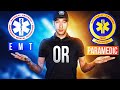 Should you become an emt or paramedic  emt school vs paramedic school