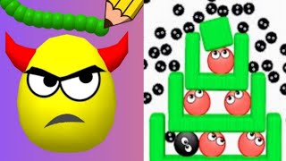 Draw to Smash Puzzle Game VS Hide Ball Brain Teaser Logic Puzzle Games || Gameplay Level UP screenshot 2