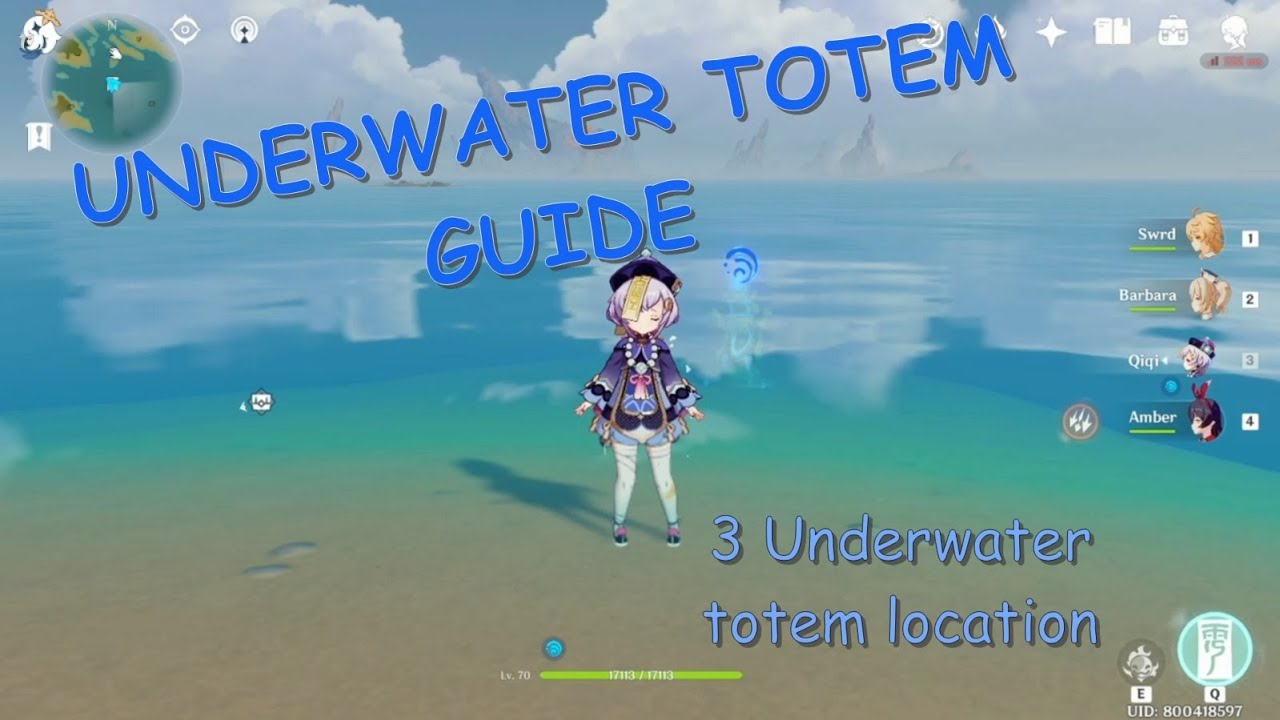 How to Activate Underwater Totem. theres 3 underwater totem in Liyue