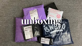 Unboxing paket | Shopee Haul | Sweater | Rok jeans | bros | Jam tangn