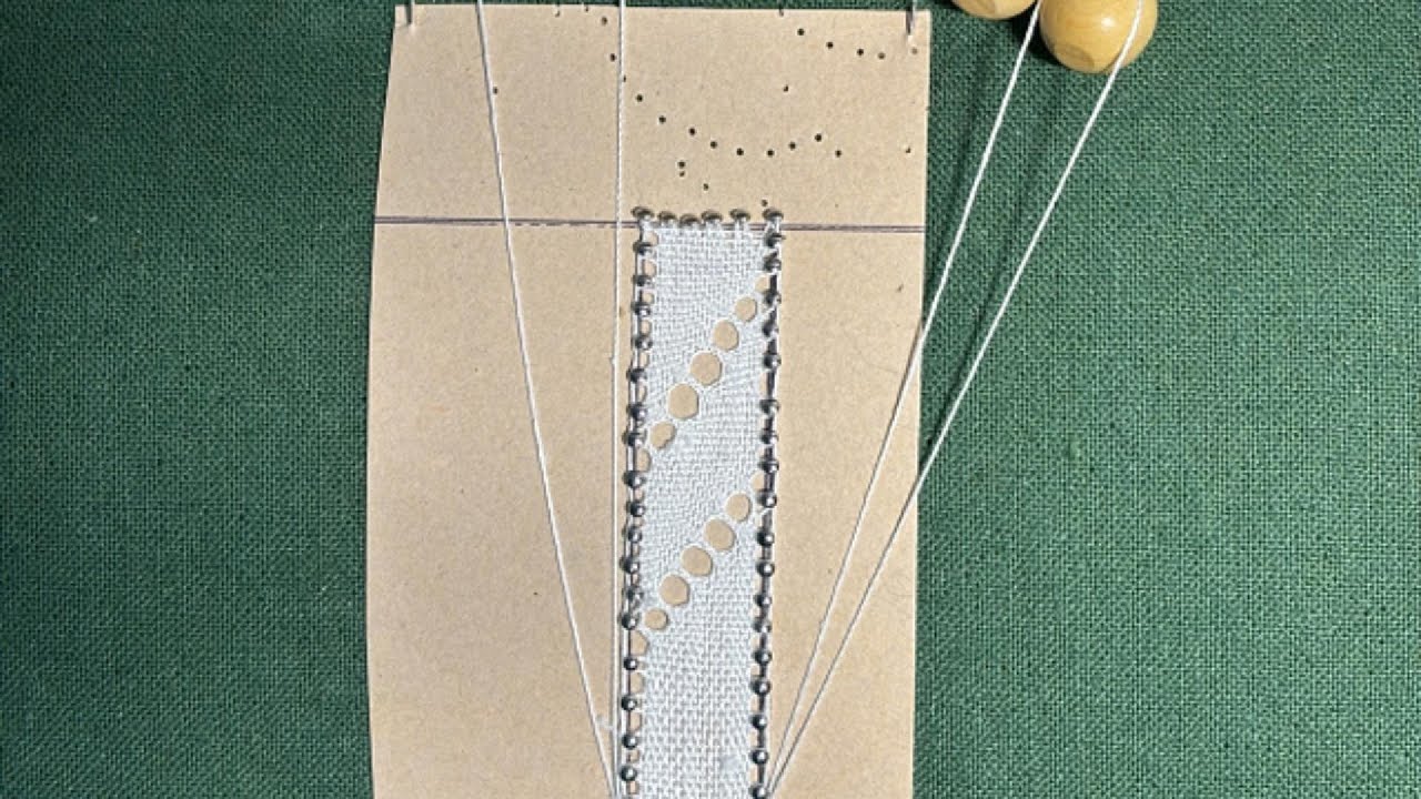 Punto milano a Zig-zag | Tombolo Tutorial