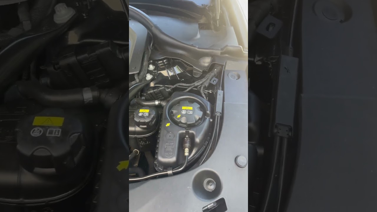 2017 BMW G30 530i in for a coolant reservoir replacement.