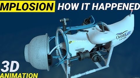 implosion Titan oceangate How it Happened | Submersible Submarine Parts #3d #submersible #submarine