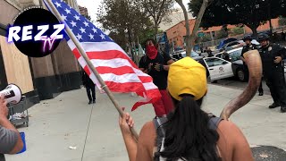 Proud Americans STAND THEIR GROUND Against ANTIFA/BLM Thugs
